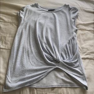 Grey Knot Tee